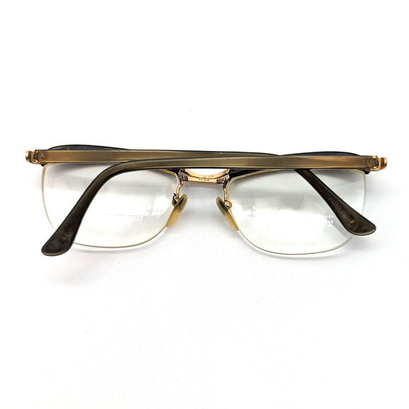 Amor Gold Filled Half Frame Glasses Vintage 1960s Made in France Says 18mm GF main image 4